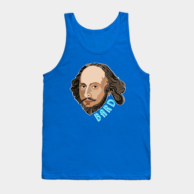 William Shakespeare The Bard Tank Top by EmmaFifield